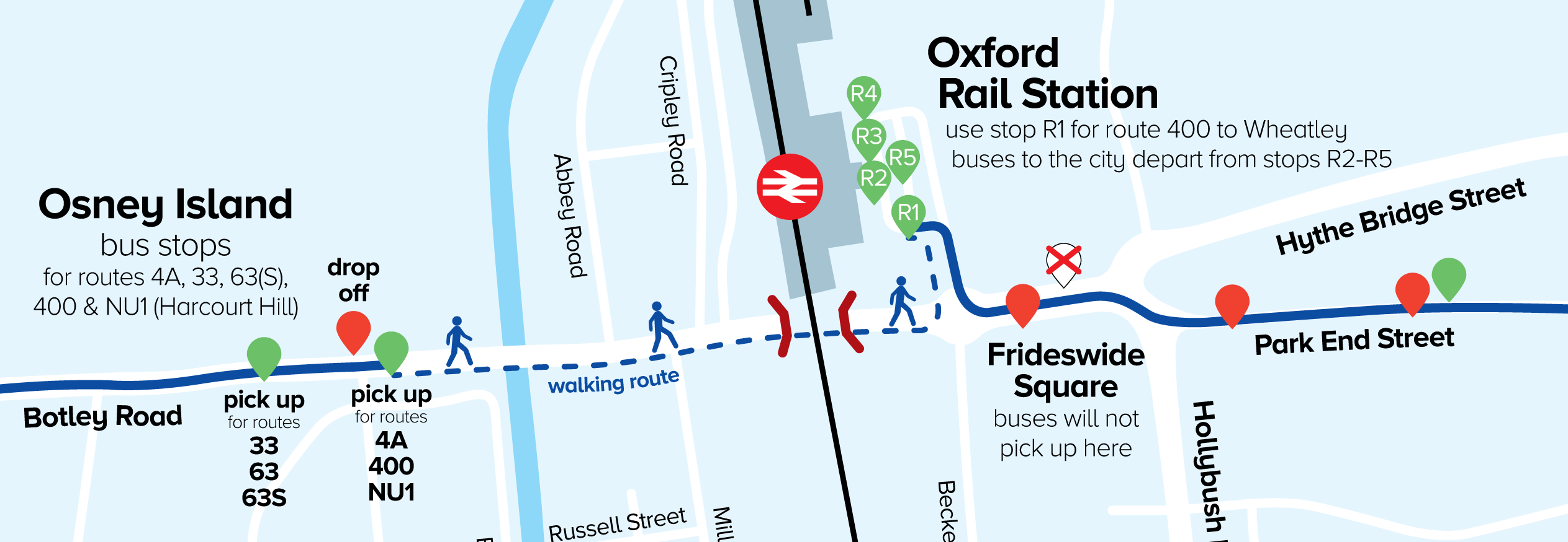 Botley Road Closure Oxford Bus Company and Thames Travel